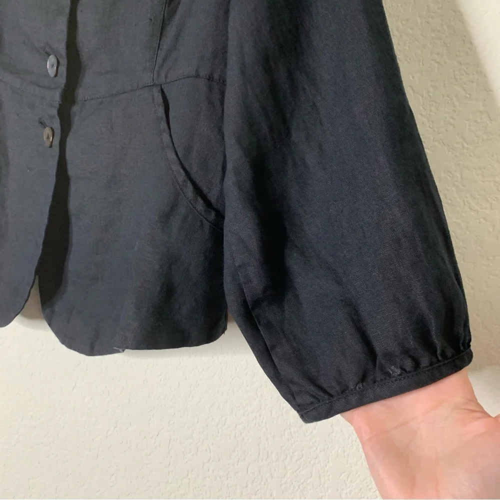Bitte Kai Rand Womens 100% linen button cardigan 38